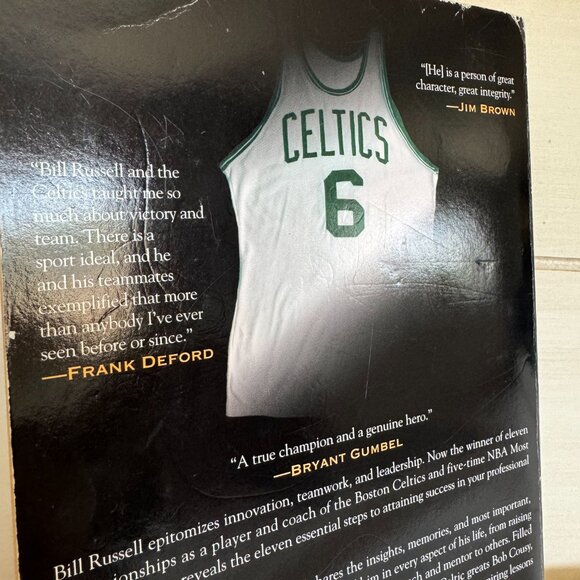 Bill Russell Celtics Legend Signed Autograph Russell Rules Book (To Dan), Rare - Picture 15 of 16